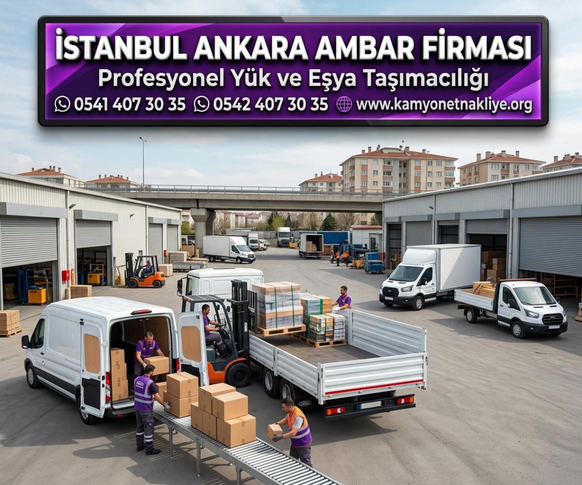 İSTANBUL ANKARA AMBAR FİRMALARI