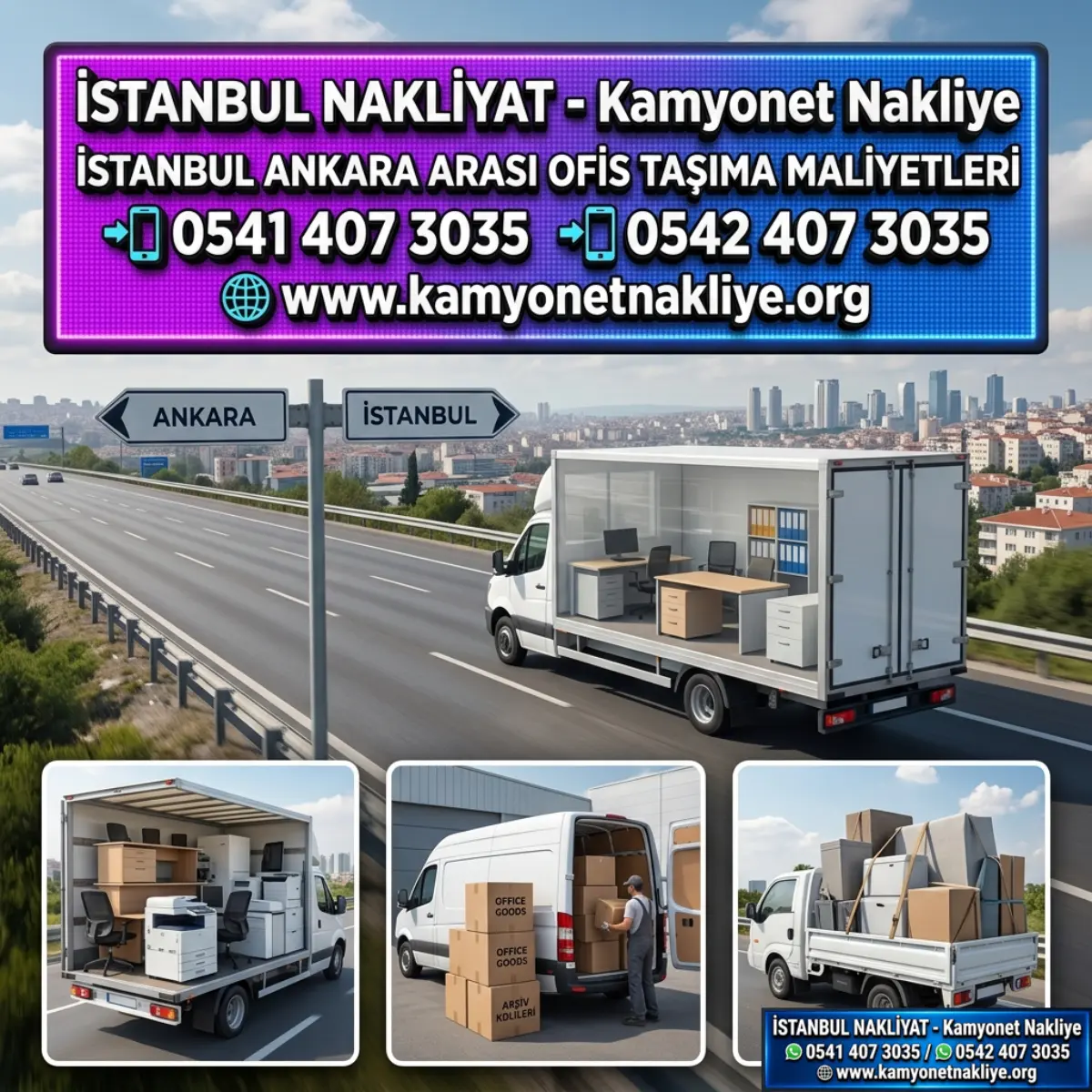 İSTANBUL ANKARA ARASI OFİS TAŞIMA MALİYETLERİ