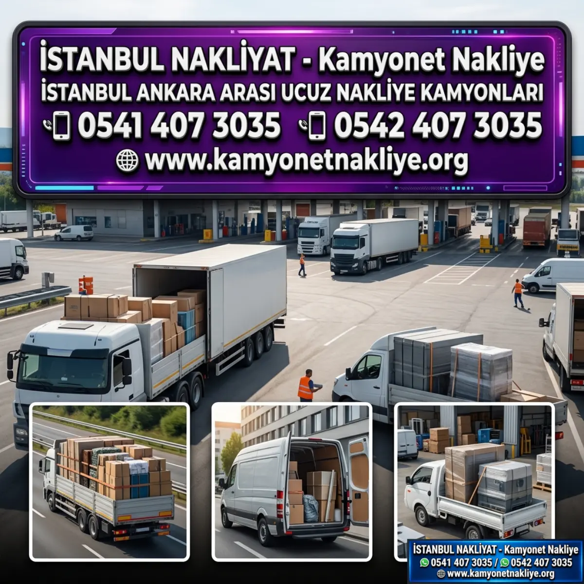 İSTANBUL ANKARA ARASI UCUZ NAKLİYE KAMYONLARI