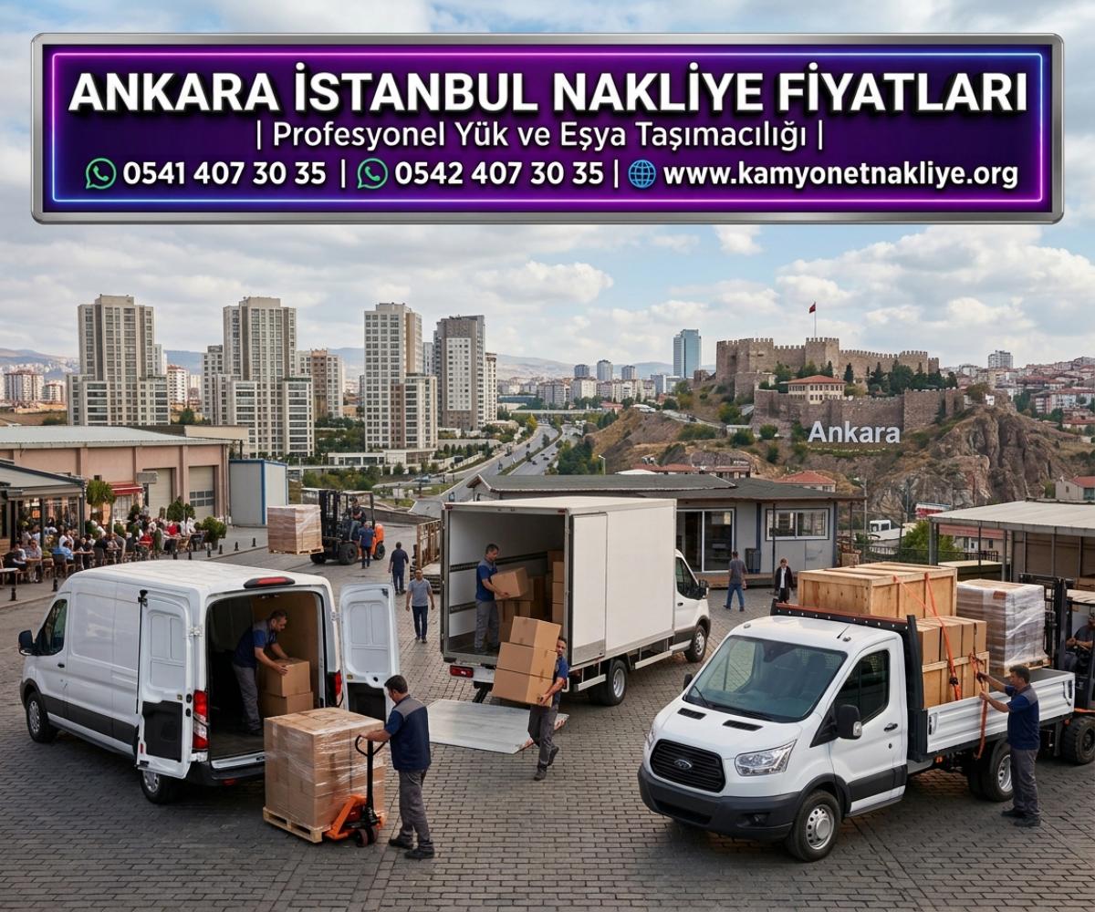 ANKARA İSTANBUL NAKLİYE FİYATLARI