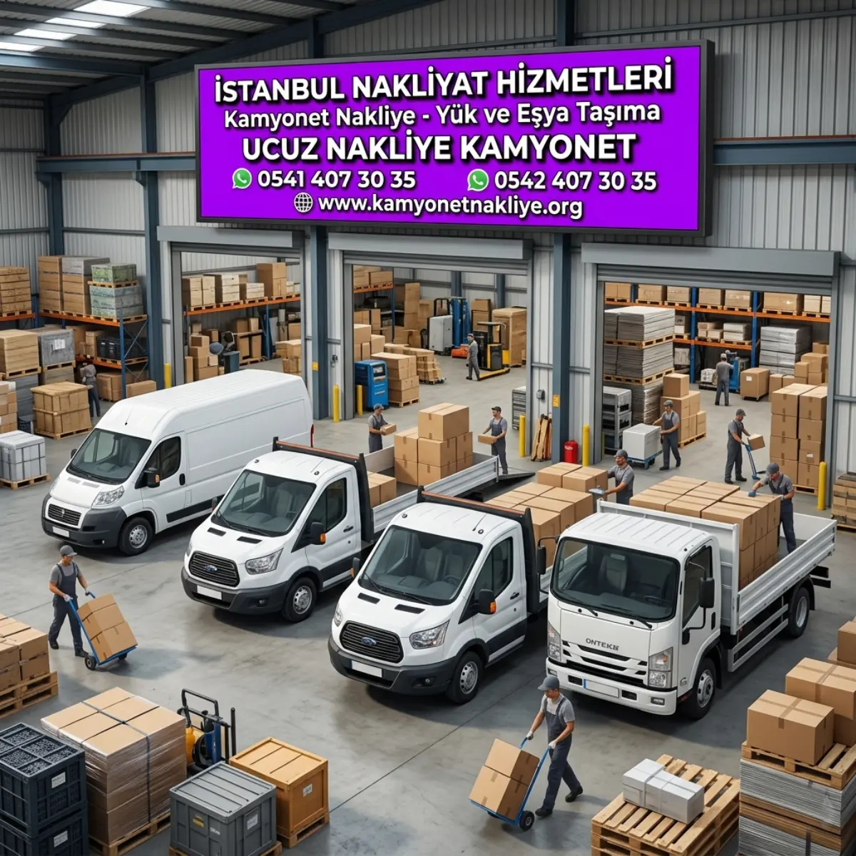 İSTANBUL UCUZ NAKLİYE KAMYONET
