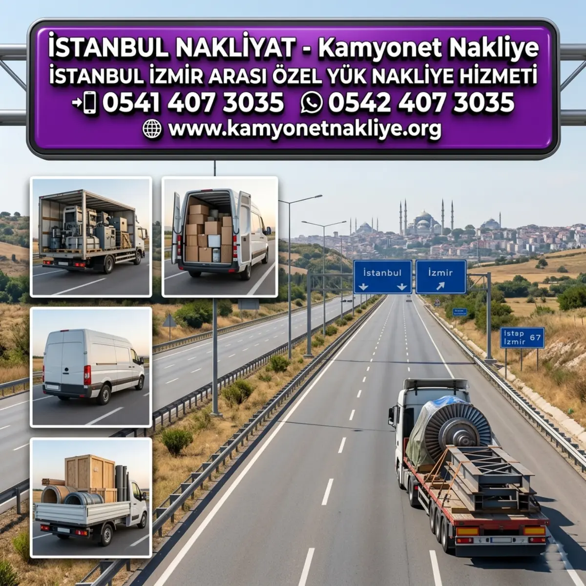 İSTANBUL İZMİR ARASI ÖZEL YÜK NAKLİYE HİZMETİ