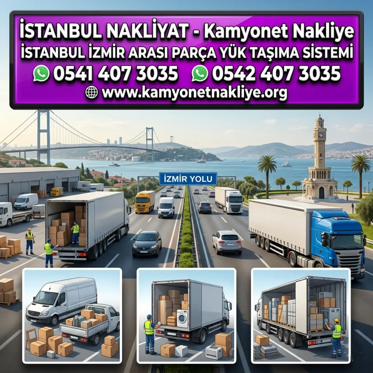 İSTANBUL İZMİR ARASI PARÇA YÜK TAŞIMA SİSTEMİ