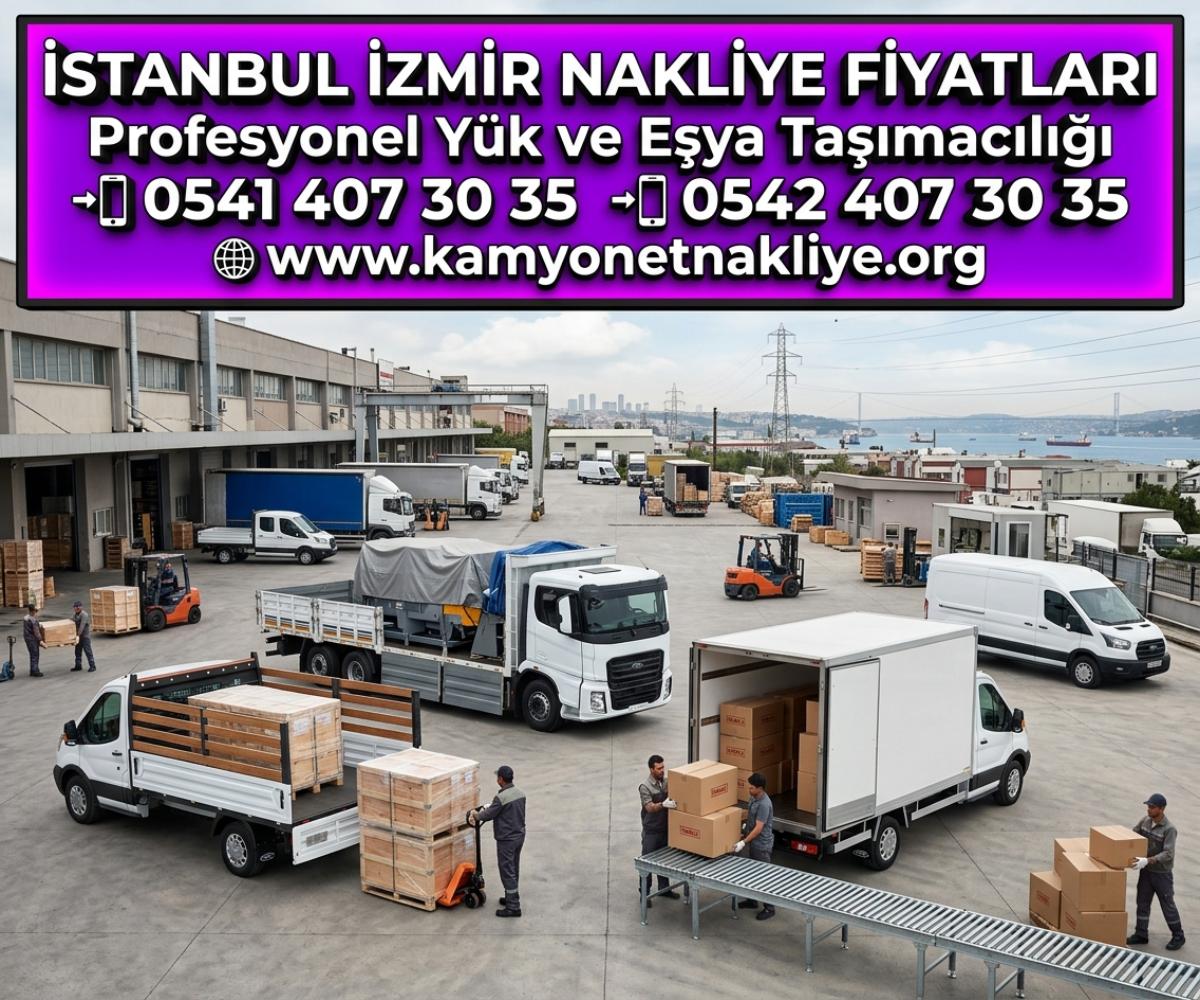 İSTANBUL İZMİR NAKLİYE FİYATLARI