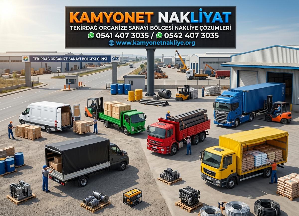 TEKİRDAĞ OSB ŞEHİRLER ARASI NAKLİYAT ÇÖZÜMLERİ